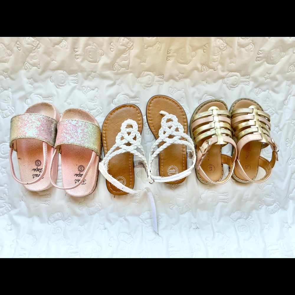 Toddler girls shoes size 5 and 6